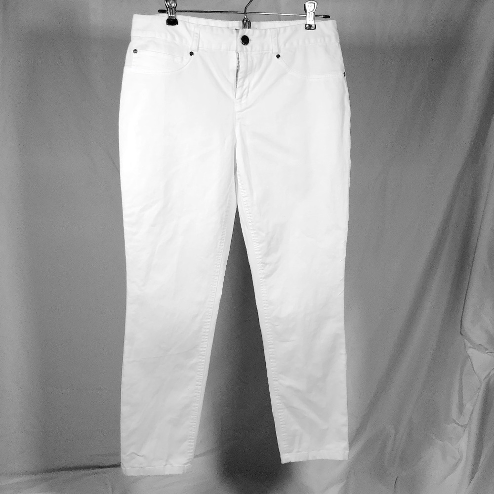 DKNYC White Skinny Jeans